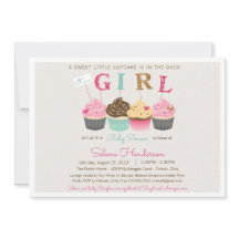 Little Cupcake C'est une fille Bébé Sprinkle ou Do