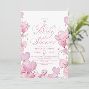 Invitation Little Heart baby shower
