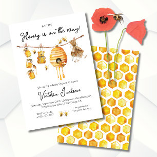 Invitation Little Honey Bee Baby shower