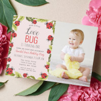 Little Log Ladybug Enfants 1er Anniversaire Photo 