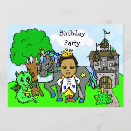 Invitation Little Prince Fairy Tale Anniversaire Fête