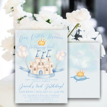 Little Prince Fairytale Gold Crown 2e anniversaire