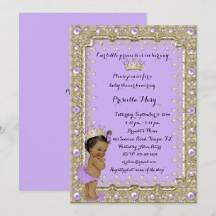 Invitation Little Princess Baby shower Invitation, tendance, 