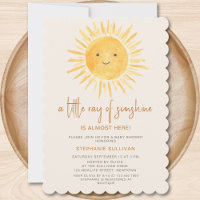 Little Ray of Sunshine Boho Baby shower