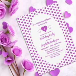 Invitation Little Sweethee 1er anniversaire