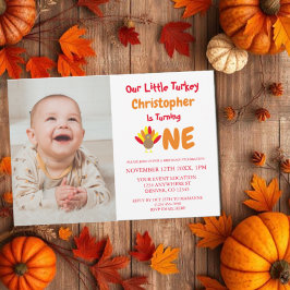 Invitation Little Turkey 1er anniversaire
