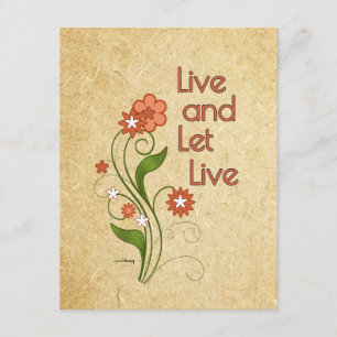 Invitation Live and Let Live (programmes en 12 étapes)