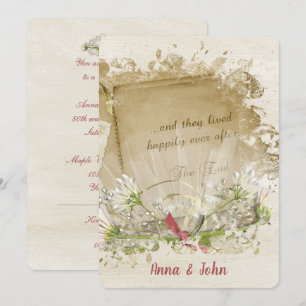 Invitation Livre d'anniversaire de mariage
