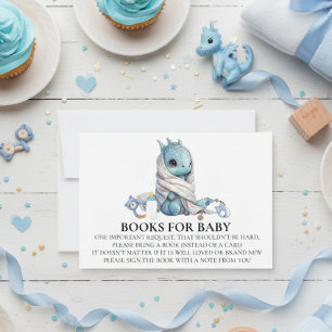 Invitation Livre de Baby shower Dragon pour bébé
