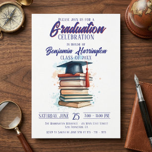Invitation Livres d'aquarelle et célébration de la remise des
