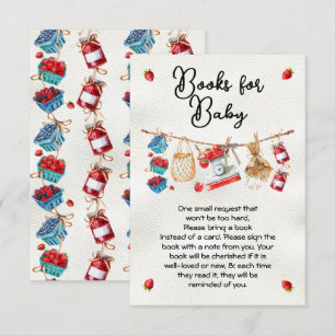 Invitation Livres de Baby shower pour bébé sur le marché agri