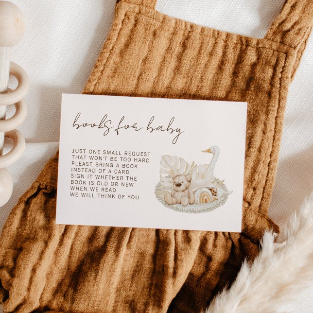 Invitation Livres de livres pour bébé Sexe douche neutre (Créateur téléchargé)