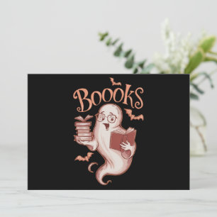 Invitation Livres d'Halloween Bibliothécaire Professeur Lectu