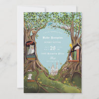 Livres Imaginaires pour Baby shower bleu clair