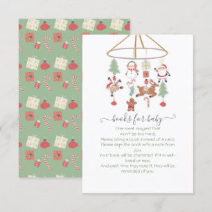 Invitation Livres mobiles de Noël pour bébé