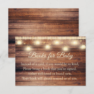 Invitation Livres Neutres En Baby shower De Bois Pour Baby Ca