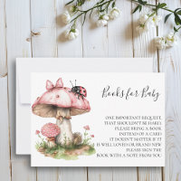 Livres pour Baby shower Ladybug Mushroom