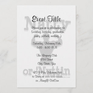 Invitation Logo de Natty ou Nuttin