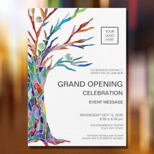 Invitation Logo d'ouverture d'entreprise