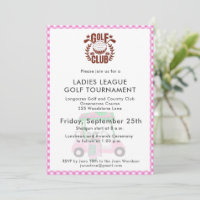 Logo du tournoi de la ligue des dames de Golf Club