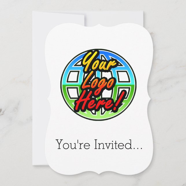 Invitation Logo imprimé personnalisé ou promotionnel (Devant)