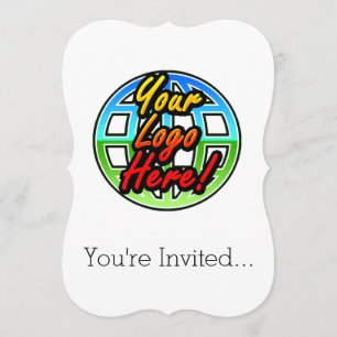 Invitation Logo imprimé personnalisé ou promotionnel