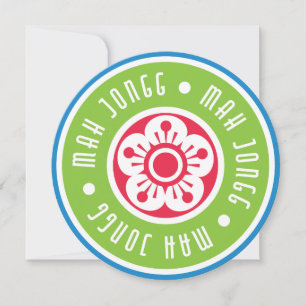Invitation Logo Mah Jongg