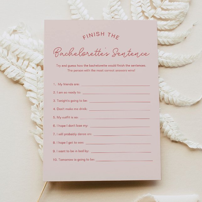 Invitation LOLA Finish the Bachelorette's Phrase Game (Créateur téléchargé)