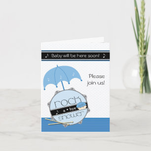 Invitation Look out world ! BabyShower