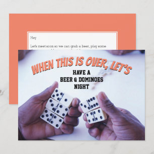 Invitation LORSQUE CELA EST TERMINÉ, ENREGISTRONS LA Date