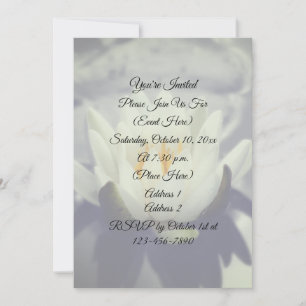 Invitation Lotus Flower Party
