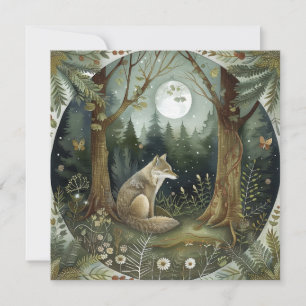 Invitation Loup de bois mystique