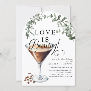 Invitation Love Brewing   Espresso   Martini   FÊTE DES MARIÉ