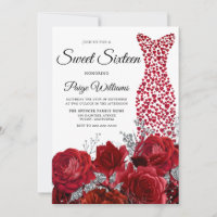 Love Coeur Roses Rouges Douce 16 Partie
