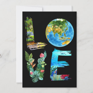 Invitation Love Earth Kids Jour des terres Environnement quot