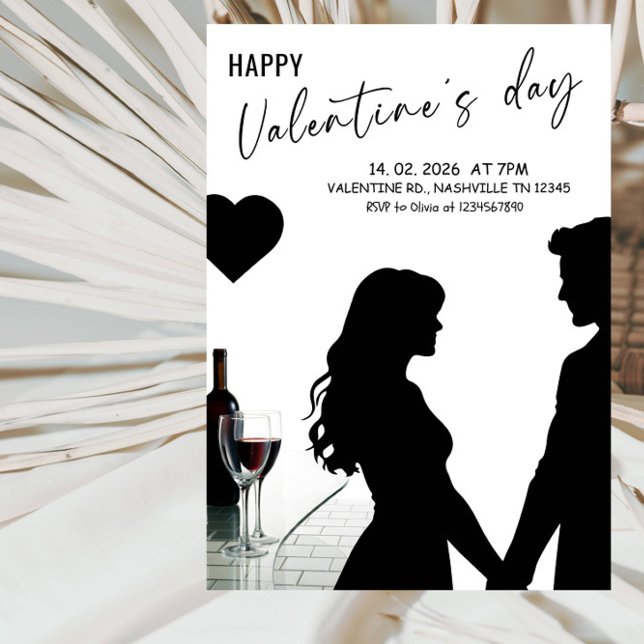 Invitation Love & Hearts Valentine’s Celebration Party (Créateur téléchargé)