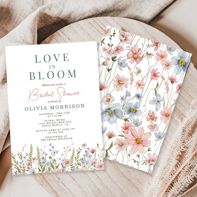 Invitation Love in Bloom Wildflower Bridal Shower (Créateur téléchargé)