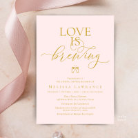 Love Is Brewing Baby Shower | Calligraphie Élégant