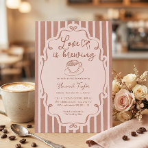Love Is Brewing Coffee Bridal Shower