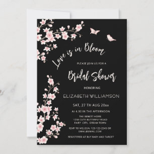 Invitation Love Is In Bloom Registre de Code QR pour Enterr