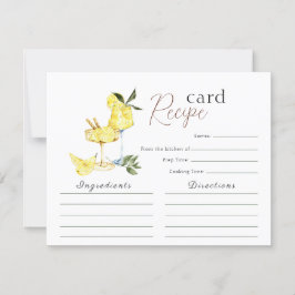 Invitation Love Limoncello Cocktail Fête des mariées Recette 