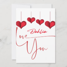 Love Notes : Personnalisé Valentine's Day