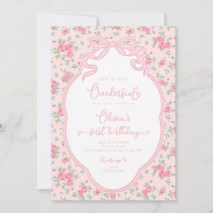 Invitation Love Shack Bow n'est-elle pas Merveilleuse 1er Ann