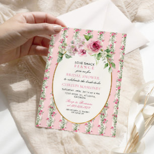 Invitation Love Shack Fiance Garden Fête des mariées