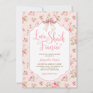 Invitation Love Shack Fiancee Fête des mariées