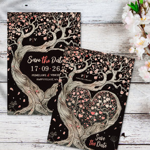 Invitation Love Tree Wedding Enregistrer la date