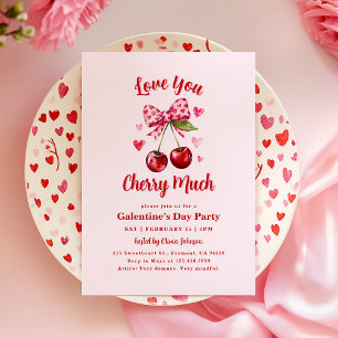 Invitation Love You Cherry Beaucoup de fête de la Saint-Galen
