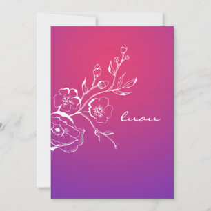 Invitation Luau 311-Lush Purple Radiance