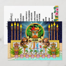 Invitation LUAU - Voir au verso