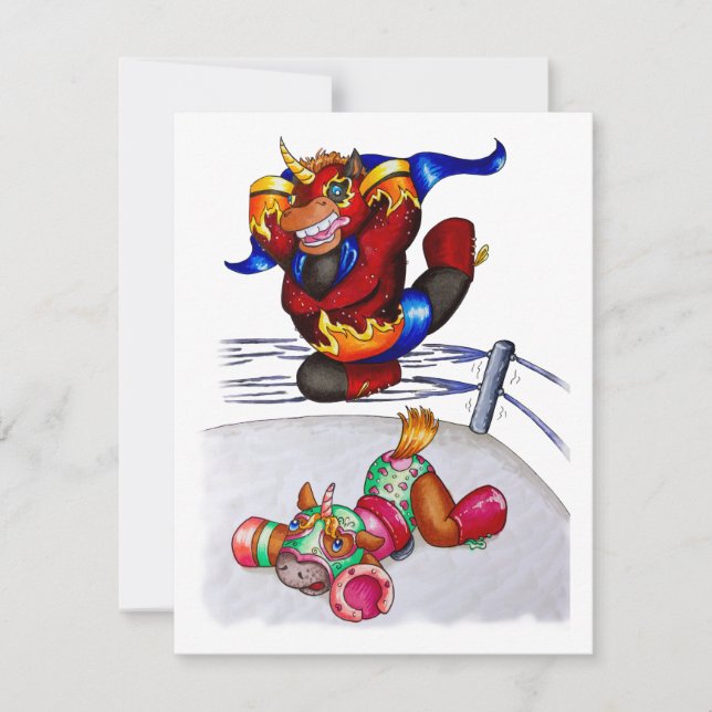 Invitation Luchadores (Devant)